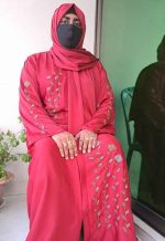 প্রিমিয়াম জেলি ফেব্রিক্স কারচুপি ওয়ার্ক আবায়া - Image 2